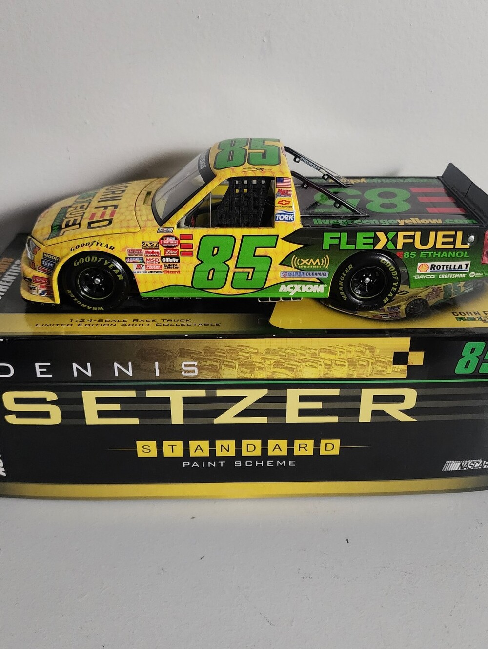 Dennis Setzer FlexFuel #85 Silverado Truck Diecast 1:24 1/1212 NASCAR
